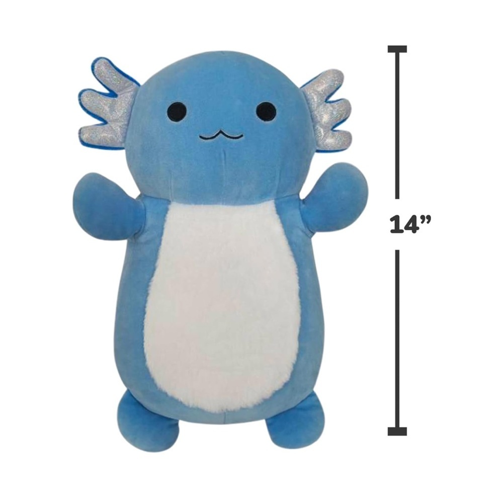 14” Squishmallows HugMees Blue Axolotl New Without Tags - Picture 4 of 4
